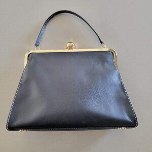 Frances Valentine Black Designer Framed Bag